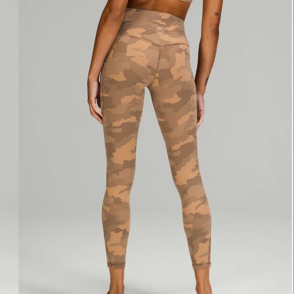 81. Lululemon Align HR Pant with Pockets 25” in Heritage 365 Camo Beige Multi - Picture 2 of 8